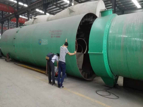 新加坡客粘土烘干機客戶到廠考察